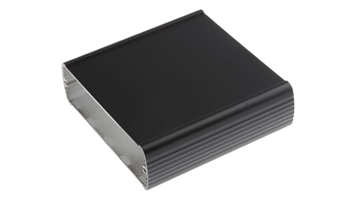 Boîtier Bopla Alubos en Aluminium, 100 x 106 x 32mm, Noir IP65