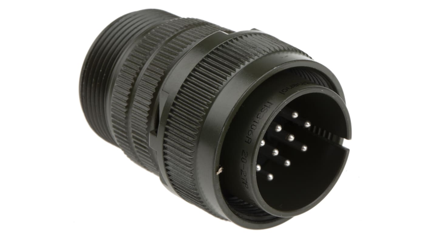 Amphenol Industrial, MS3106A, Copper Alloy 14 Way Cable Mount MIL Spec Circular Connector, Pin Contacts,Shell Size 20,