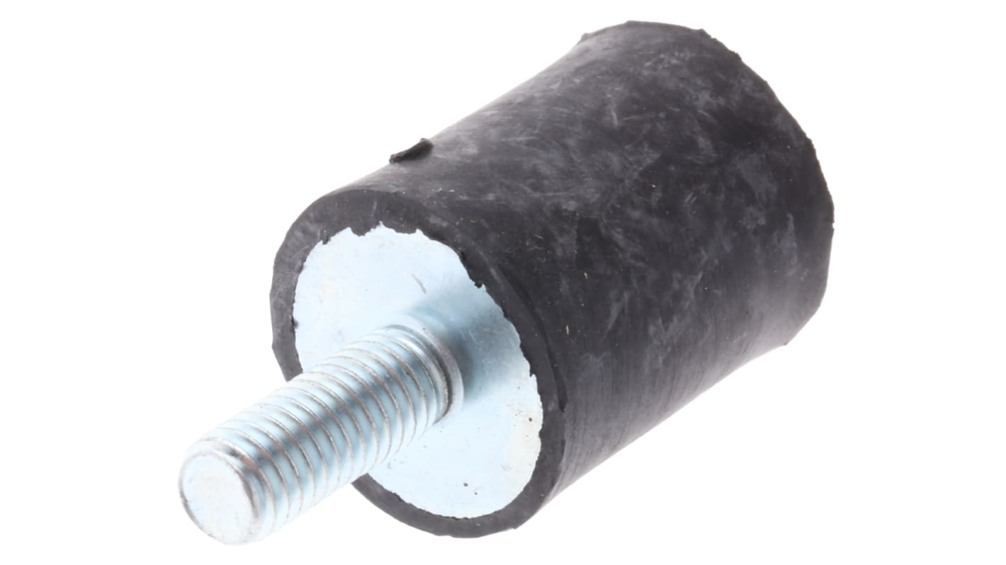 Supporto antivibrazione FIBET in Gomma naturale, M8, Ø 25mm, H. 50mm