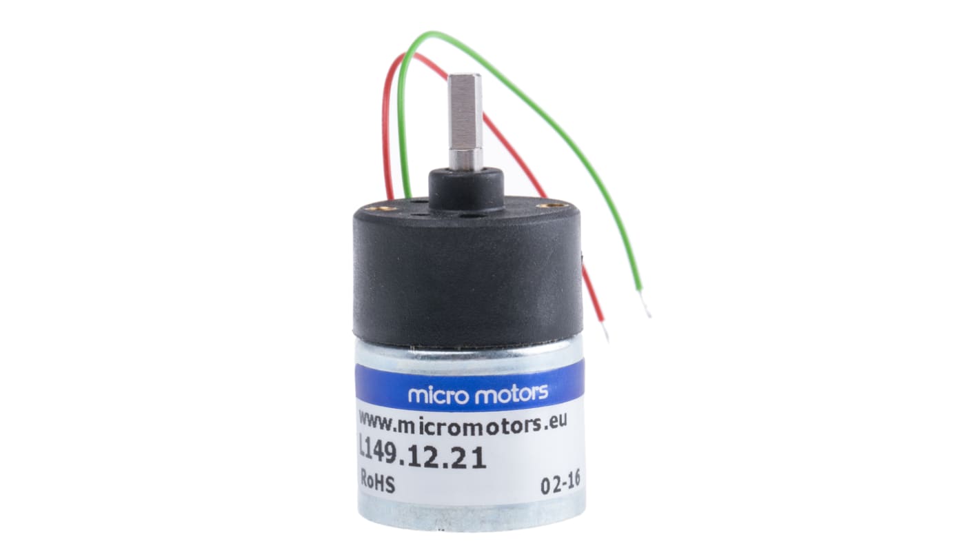 Rs-Online Motoriduttore Micromotors 12 V c.c. 80 giri/min