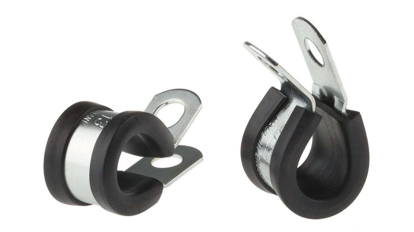 JCS 13mm Black, Steel P Clip