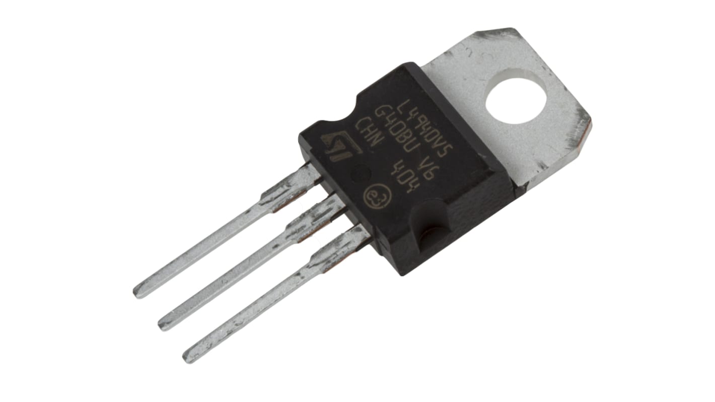 STMicroelectronics LDO稳压芯片, 5 V输出, 1.5A最大输出, 单路输出, TO-220, 3针, 通孔安装, -40°C→+150 °C