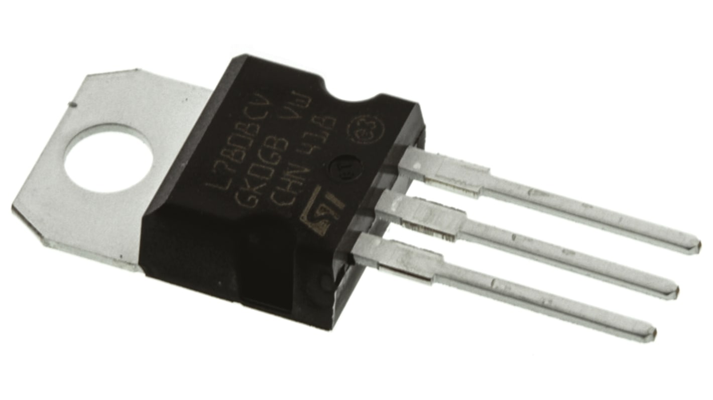 STMicroelectronics 线性稳压芯片, 8 V输出, 1.5A最大输出, 单路输出, TO-220, 3针, 通孔安装, 0 °C→+150 °C