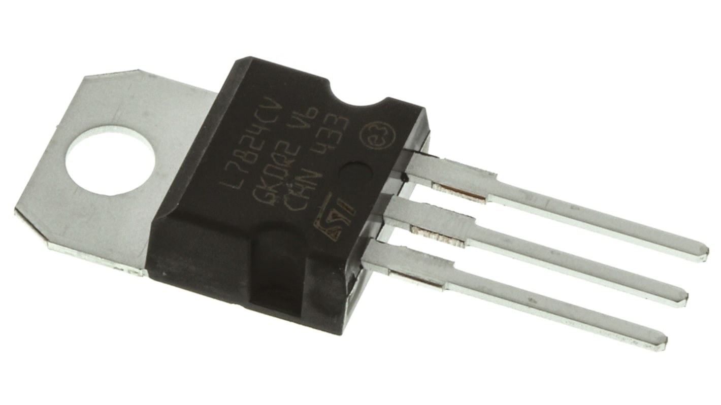 STMicroelectronics L7824CV, 1 Linear Voltage, Voltage Regulator 1.5A, 24 V 3-Pin, TO-220