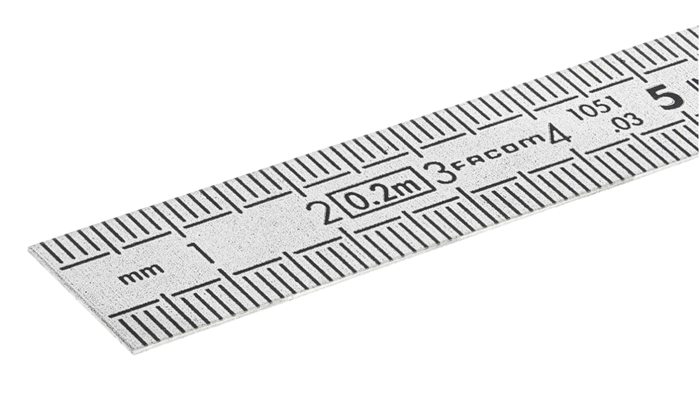 Facom 200mm Stainless Steel Metric Ruler