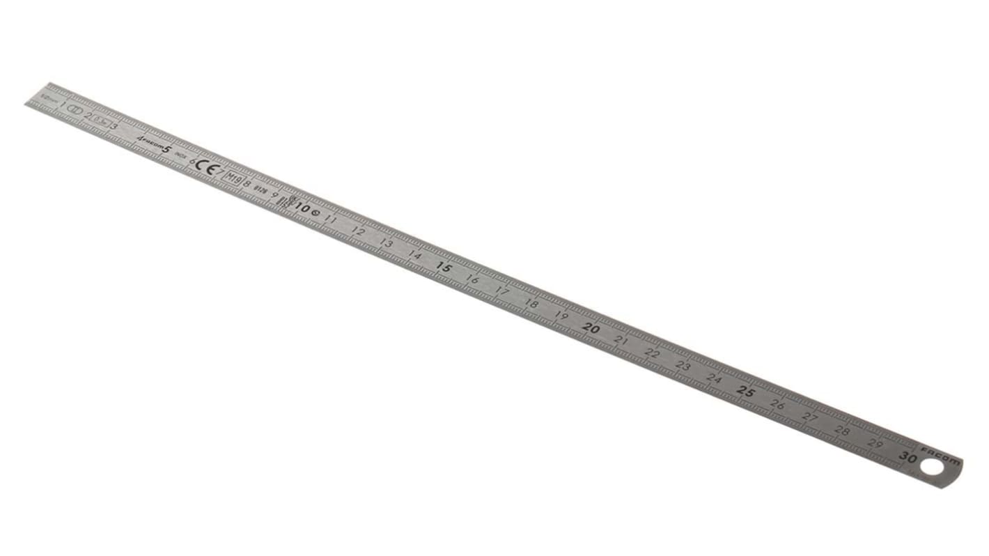 Facom 300mm Stainless Steel Metric Ruler