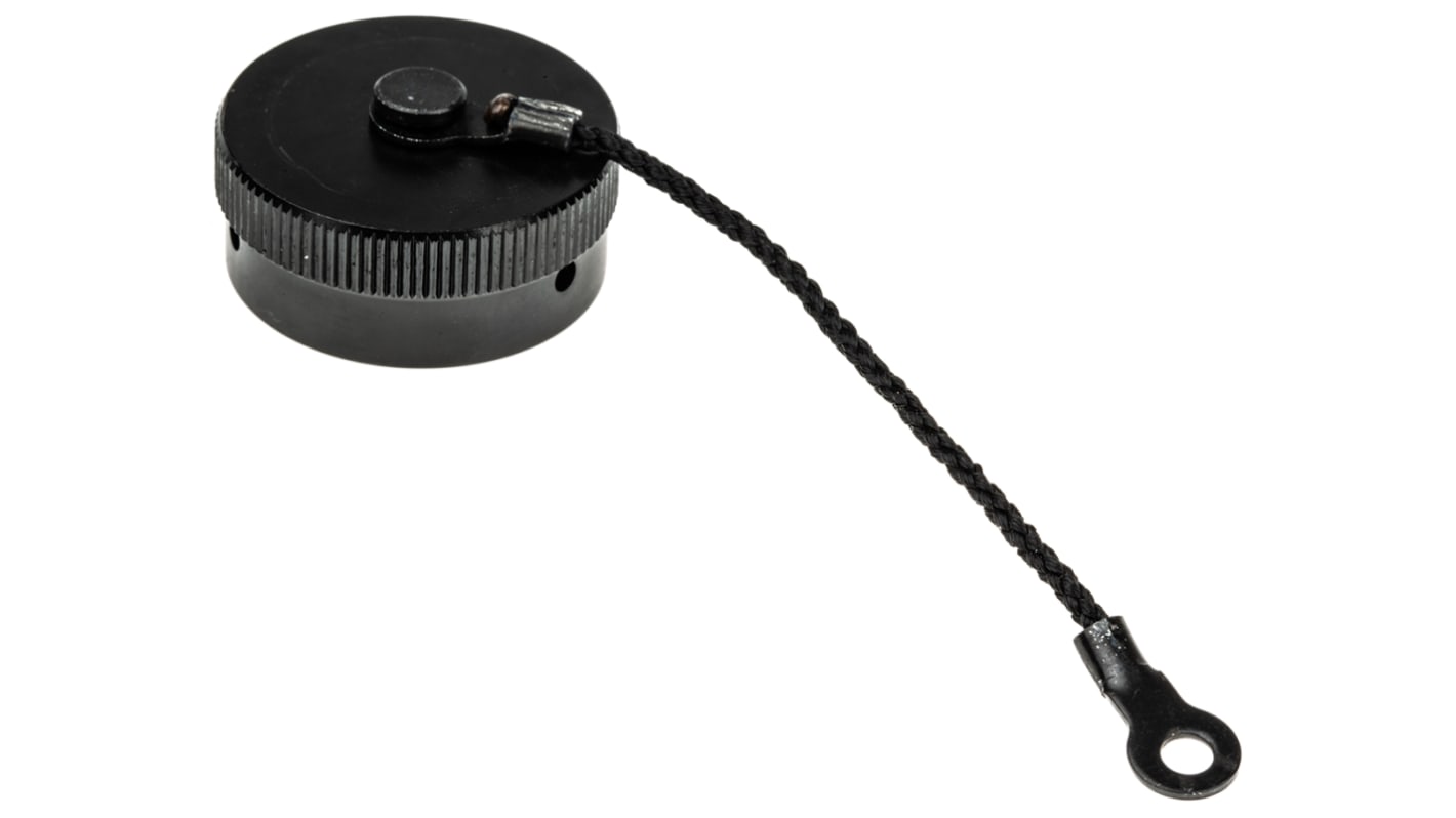 Amphenol Limited 62GB MIL-DTL-26482 Plug Dust Cap, Shell Size 16, with Zinc Cobalt Finish, Aluminium