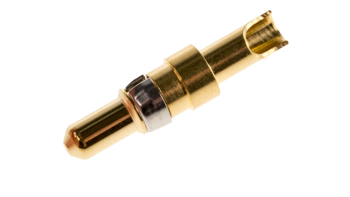 RS PRO , Straight , Male Gold , Copper Alloy , Backplane Connector Contact