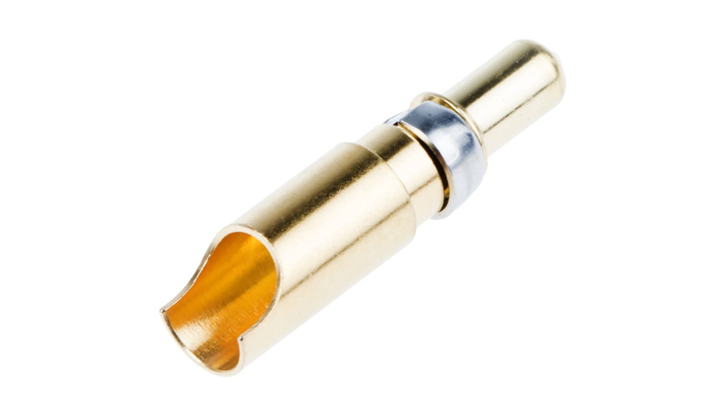 Contacto para conector de backplane Macho RS PRO de Aleación de Cobre revestido de Oro, corriente 40.0A