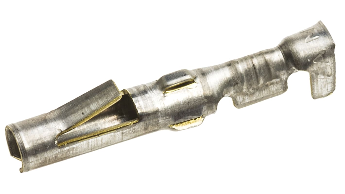 TE Connectivity Commercial MATE-N-LOK Series Female Crimp Terminal, 24AWG Min, 18AWG Max