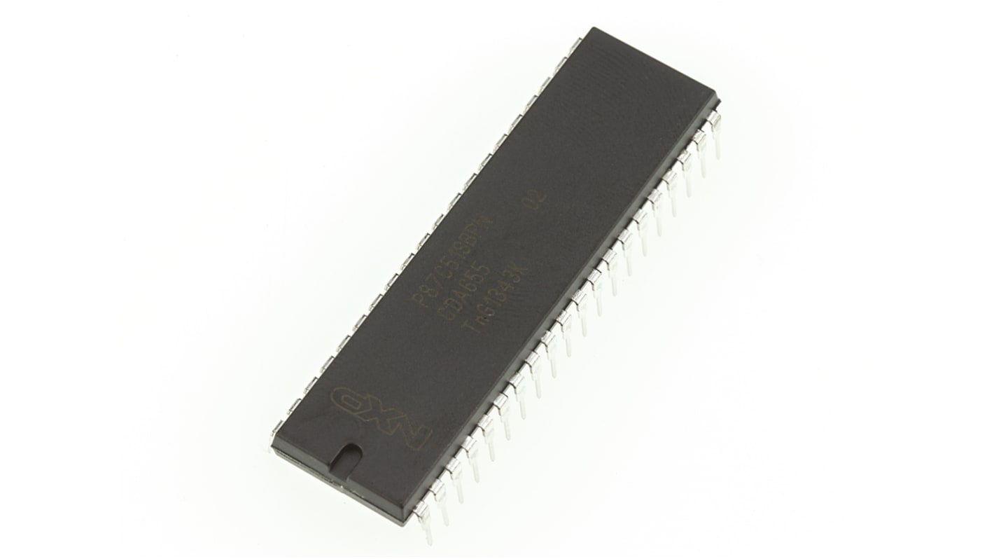 NXP P87C51SBPN,112, 8bit 80C51 Microcontroller, P87C, 16MHz, 4 kB EPROM, 40-Pin PDIP