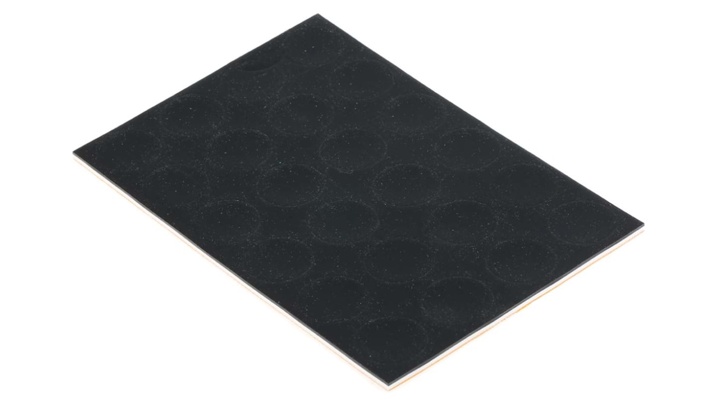 RS PRO Circular Polymer Non Slip Pad 22mm diameter x 3mm height