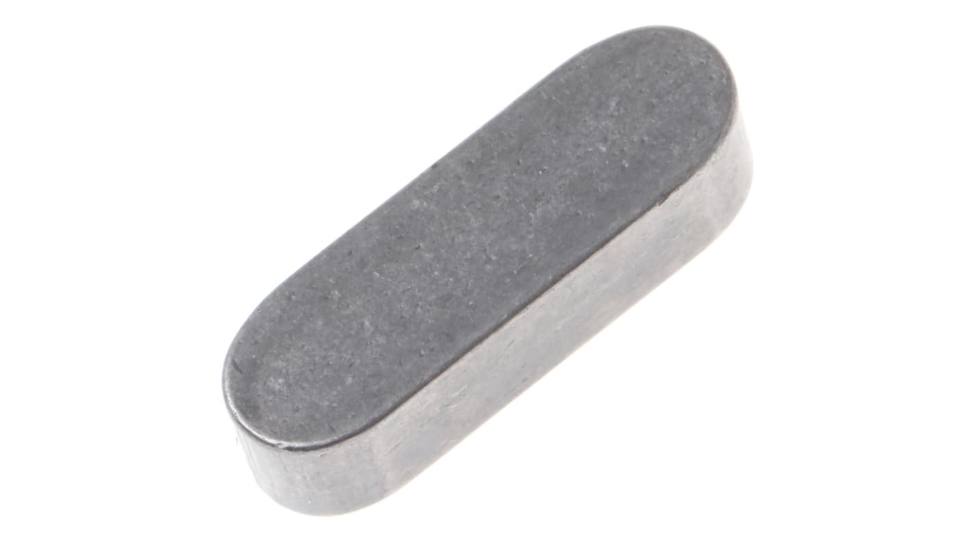RS PRO 20 x 6 x 6mm Steel Feather Key