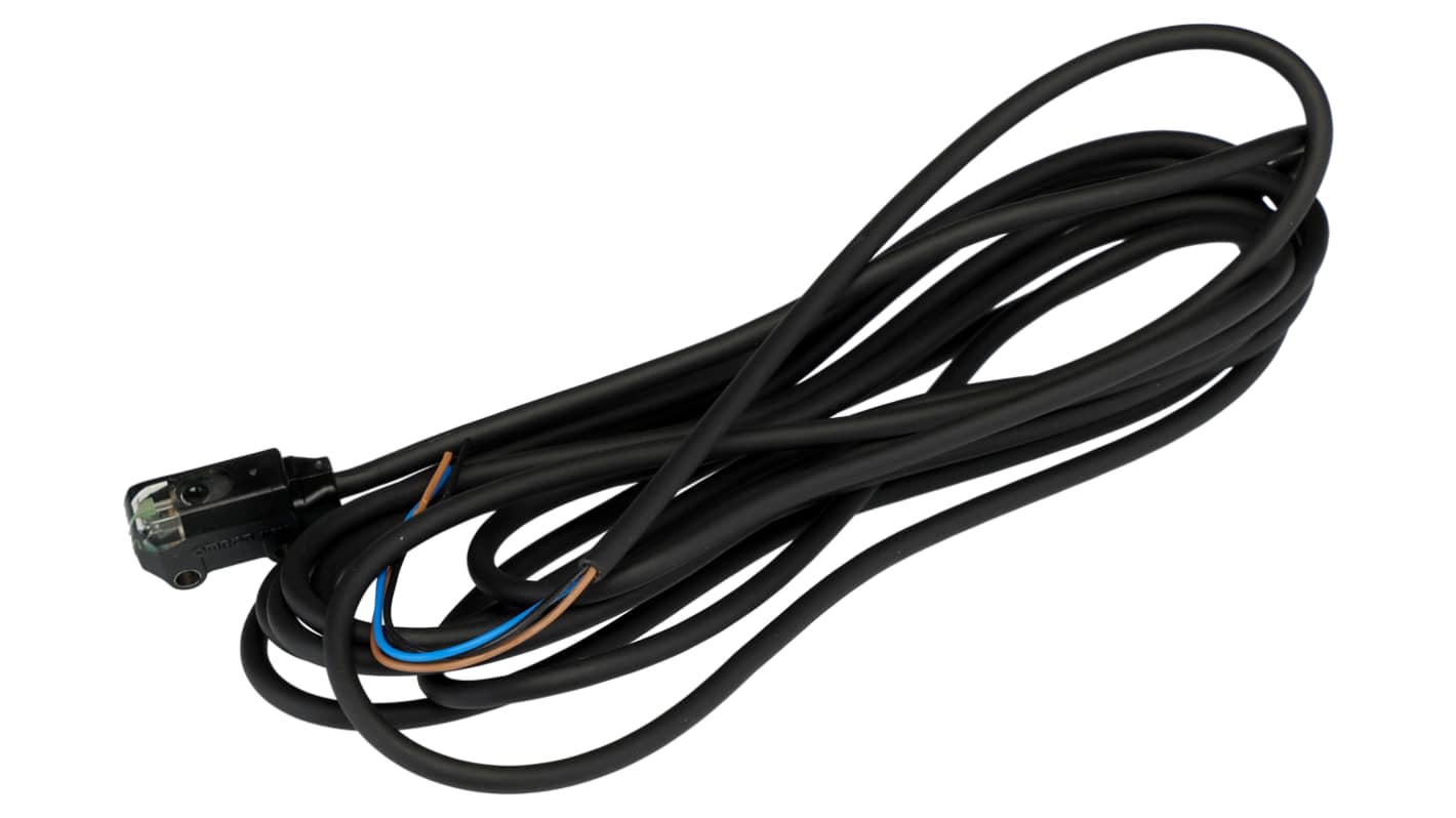 Omron Through Beam Photoelectric Sensor, Block Sensor, 1 m Detection Range