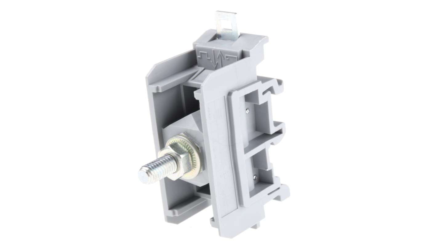 Entrelec 单层接线柱, 101A, 1 kV 交流, 35mm²CSA, 螺栓端接, 灰色, SNA系列