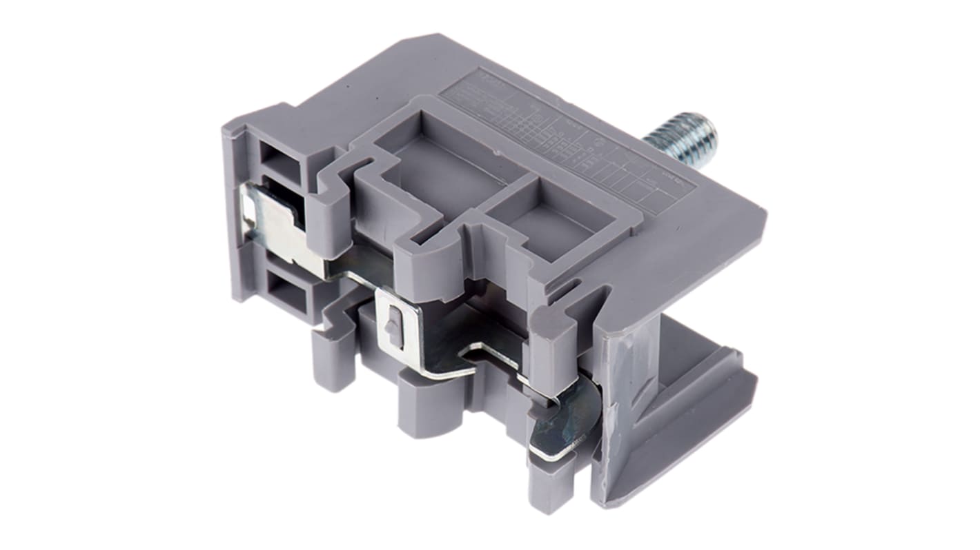 Entrelec SNA Series Grey Stud Terminal, 50mm², Single-Level, Bolt Termination