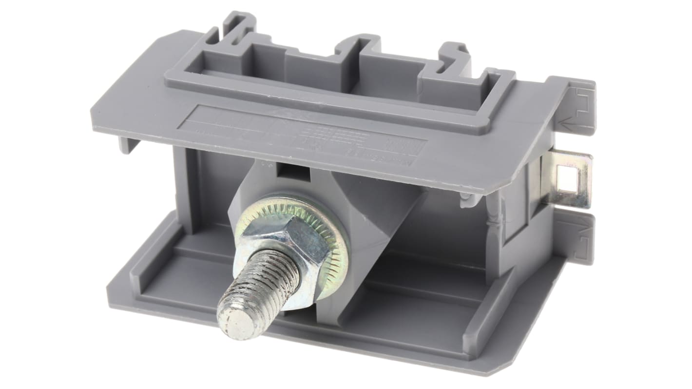 Entrelec SNA Series Grey Stud Terminal, 50mm², Single-Level, Bolt Termination