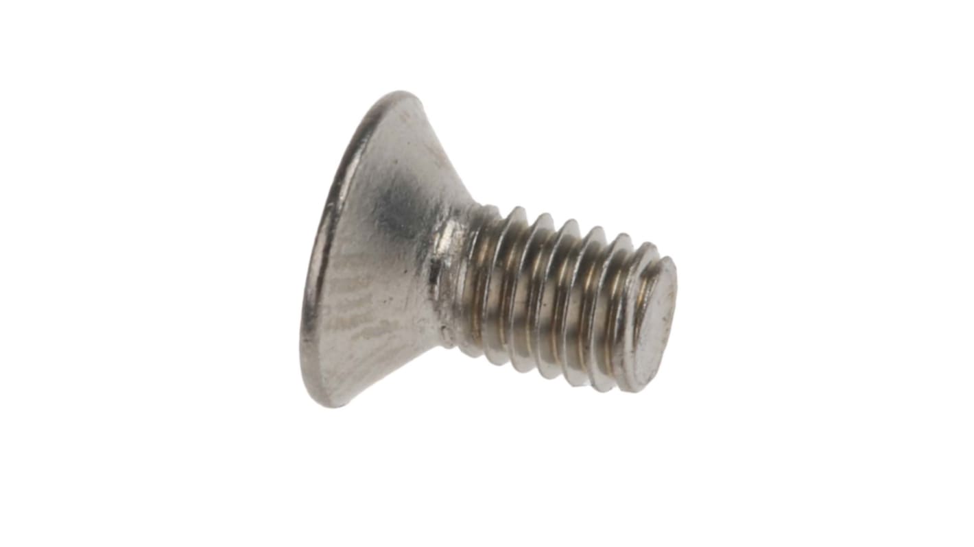 Vite a brugola con testa svasata esagonale RS PRO, M3, L. 6mm, in Acciaio inox