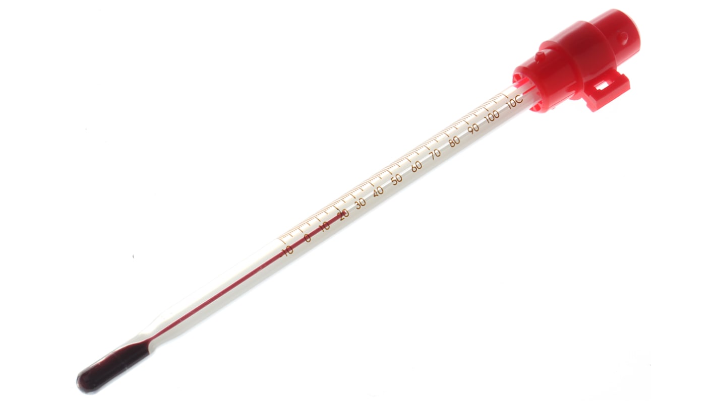 Brannan Pocket Glass Thermometer, +110 °C max