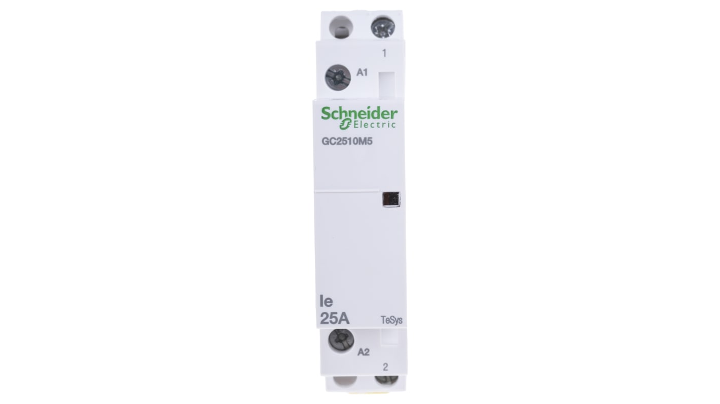 Schneider Electric TeSys GC GC25 Leistungsschütz 230 V ac-Spule, 1 -polig , 500 V ac / 25 A 1 Schließer 1-Hilfskontakte