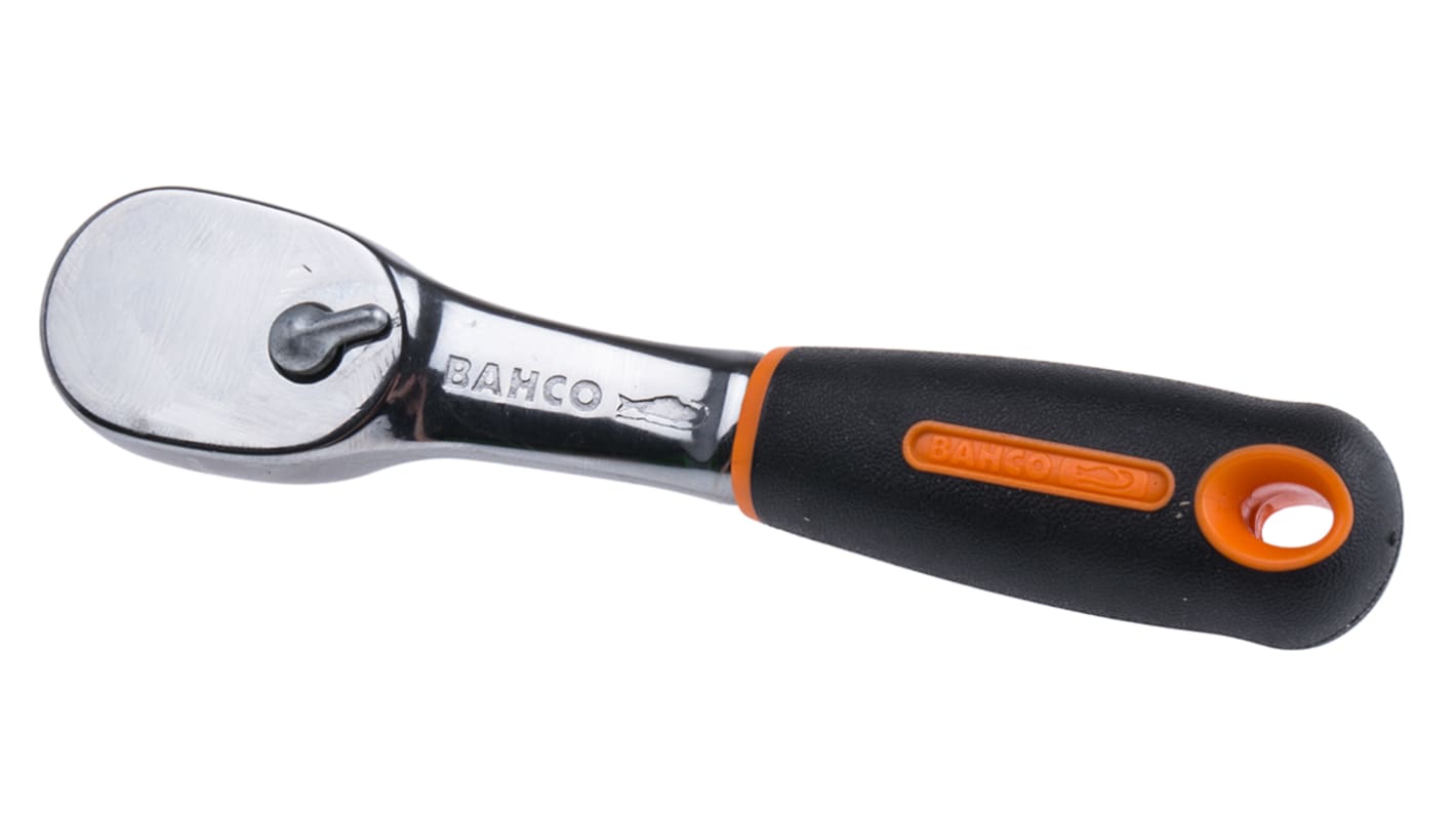 Bahco 1/4 in Square Ratchet with Ratchet Handle, 120 mm Overall