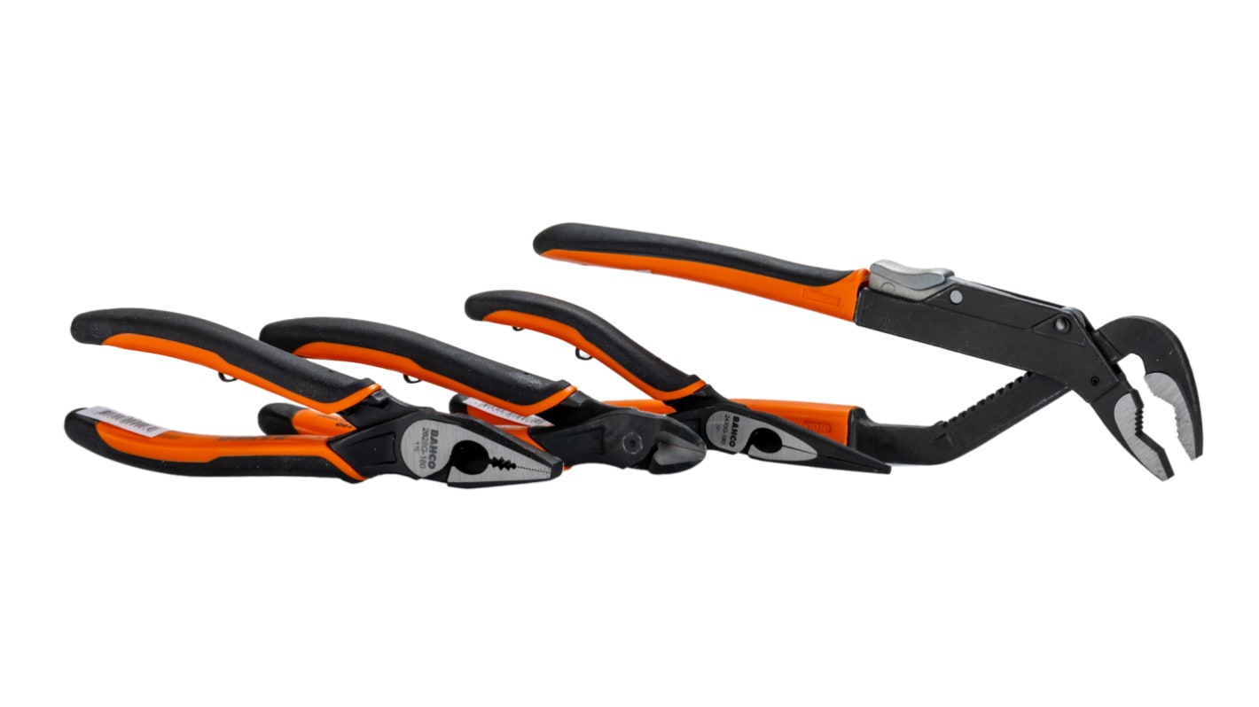 Bahco プライヤセット 4個 合金鋼 9897 | RS Bahco プライヤセット 4個 合金鋼 9897 | RS