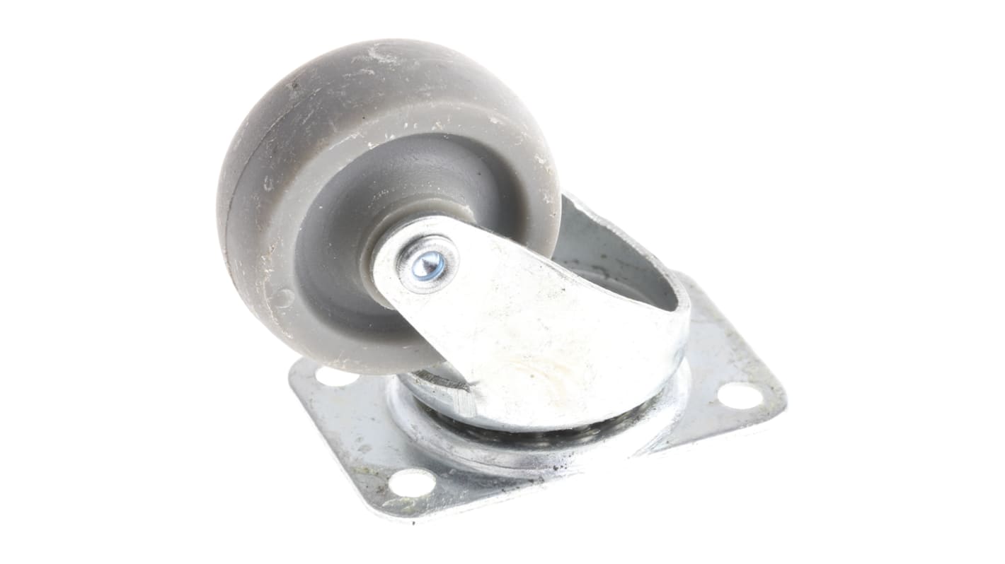 Guitel Hervieu Swivel Castor Wheel, 12kg Capacity, 32mm Wheel