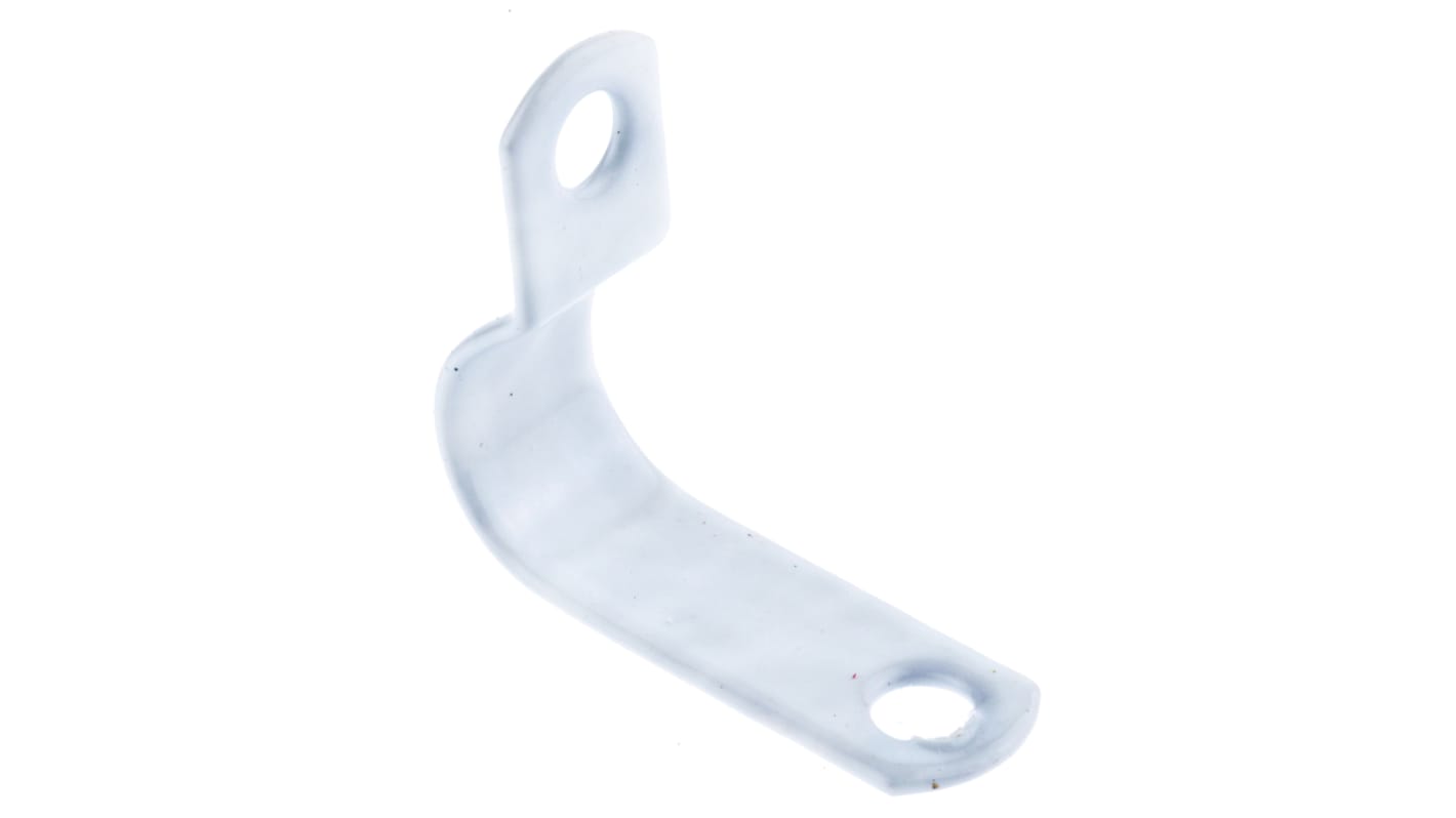 Abrazadera de cable Prysmian FP200 de Poliéster Blanco, montaje: Tornillo
