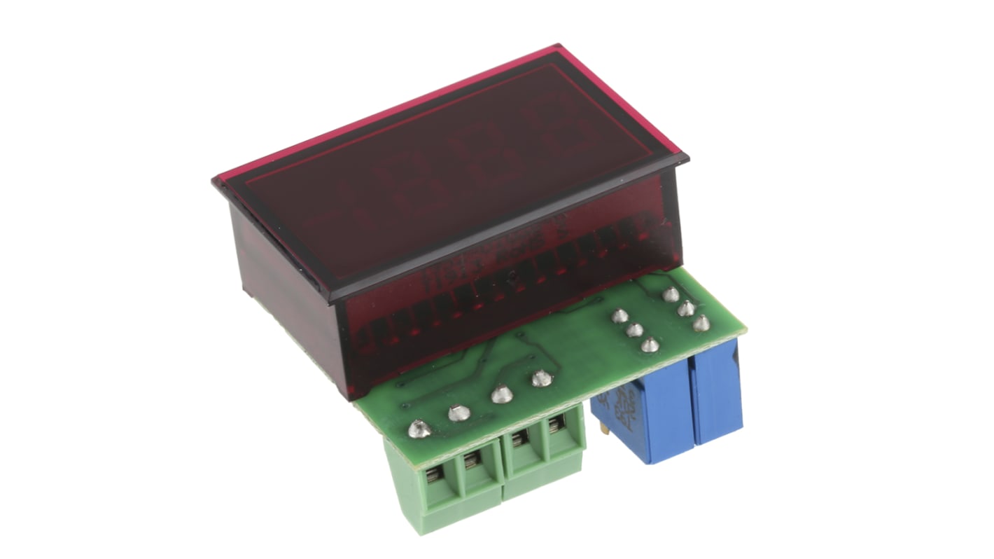 Murata LED Digital Panel Multi-Function Meter for Voltage, 21.29mm x 33.93mm