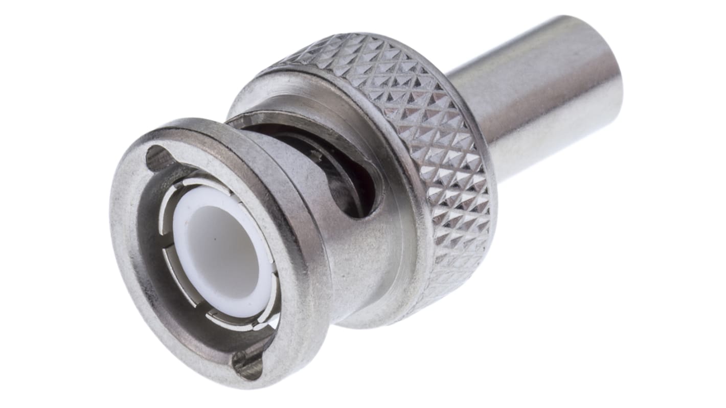 Radiall, Plug Cable Mount BNC Connector, 50Ω, Crimp Termination, Straight Body