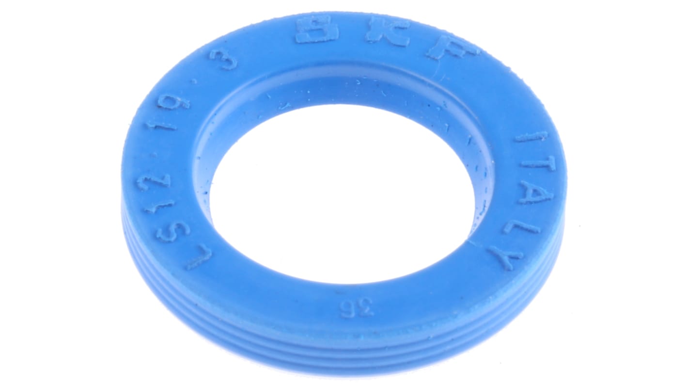 SKF Nitrile Rubber Seal, 12mm ID, 19mm OD, 3mm