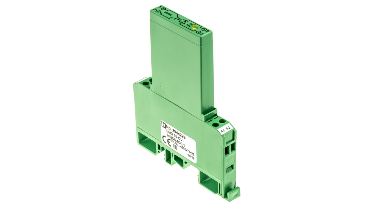 Optron, řada: EMG 10-OV- 24DC/24DC/1 24 V 4,4 mA 3.5kV 4 Lišta DIN -20°C Phoenix Contact