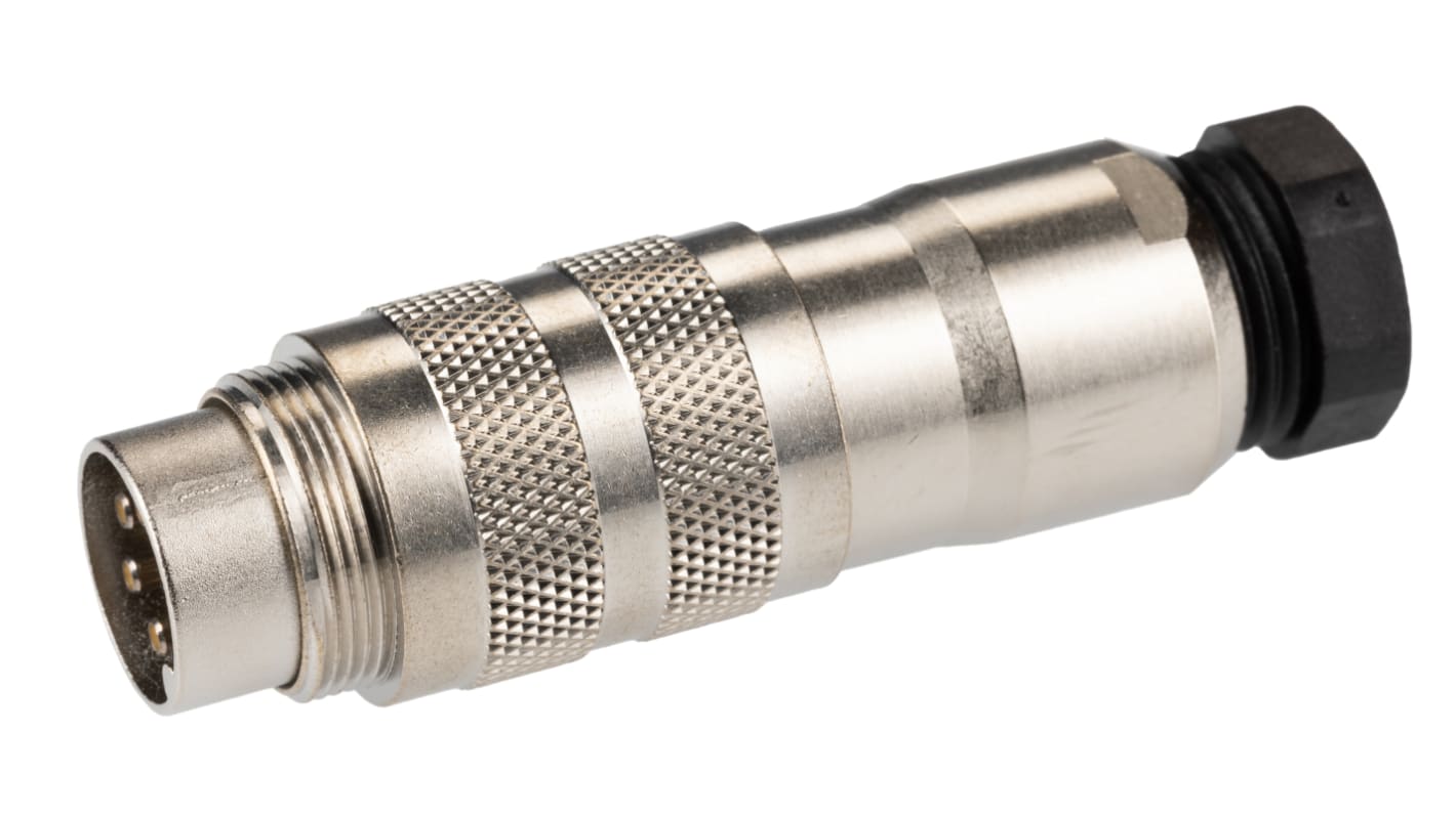 binder Circular Connector, 5 Contacts, Cable Mount, Miniature Connector, Socket, Male, IP67, 423 Series