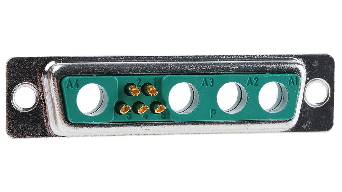 FCT from Molex FM 9 Way Panel Mount D-sub Connector Plug