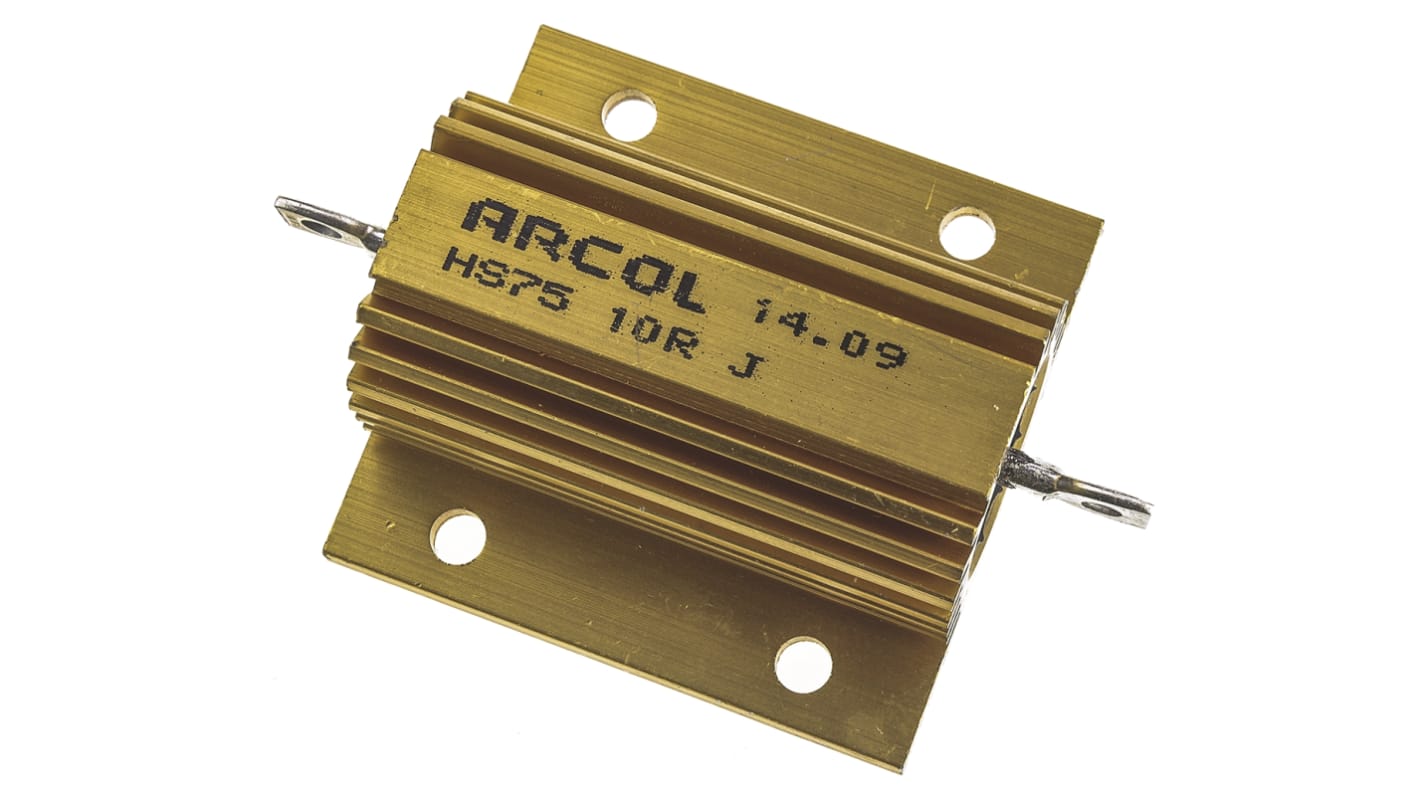 Resistenza per montaggio su telaio Arcol, 10Ω, 75W, ±5%