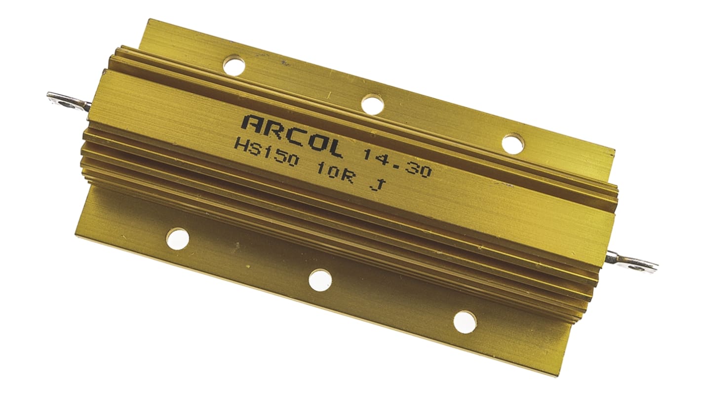 Arcol, 10Ω 150W Wire Wound Chassis Mount Resistor HS150 10R J ±5%