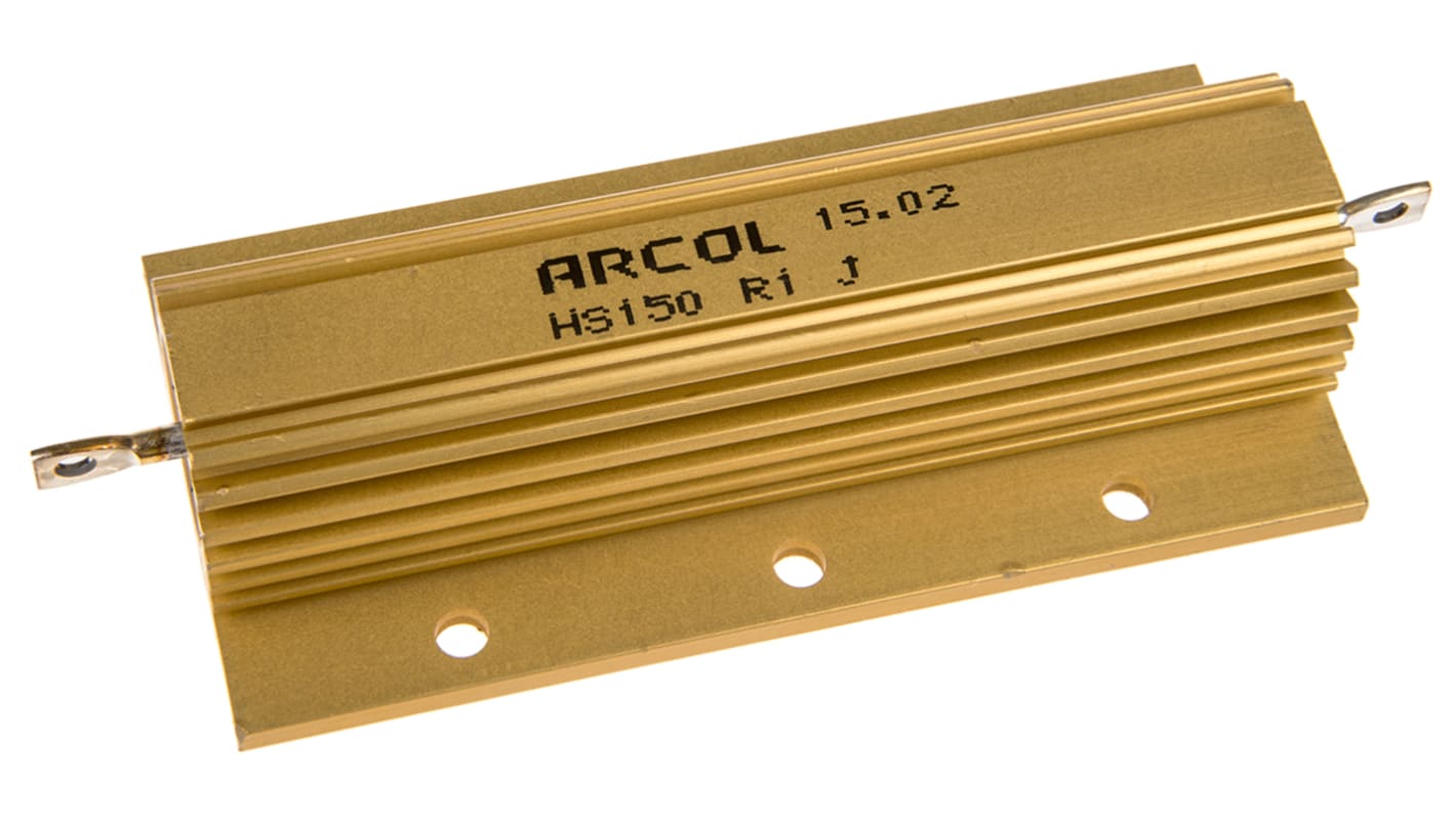 Resistenza per montaggio su telaio Arcol, 100mΩ, 150W, ±5%
