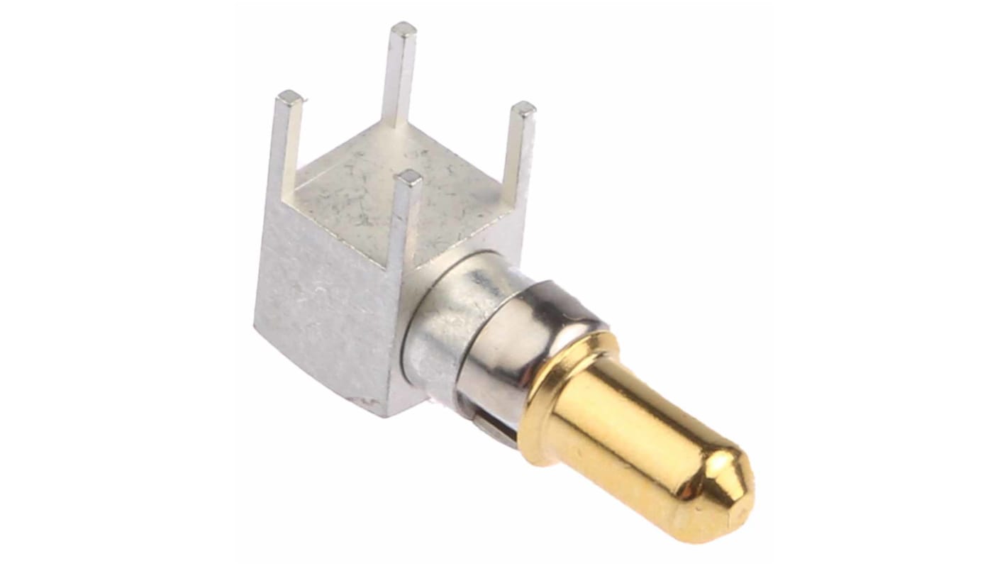 RS PRO , Right Angle , Male Gold , Copper Alloy , Backplane Connector Contact