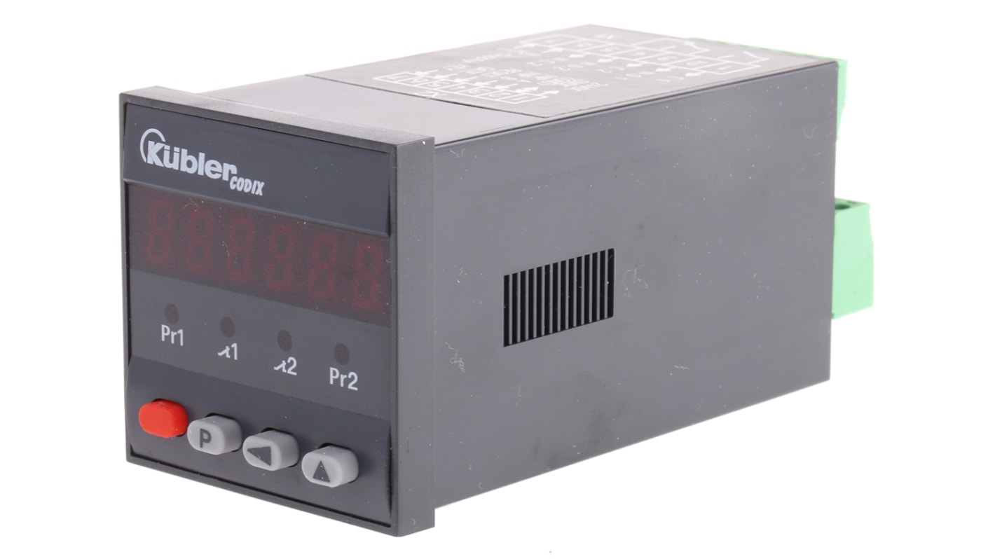 Kübler 717 Bidirektional Zähler LED-Display 6-stellig, Stunden, Minuten, Sekunden, max. 20kHz, 90 → 250 V ac,