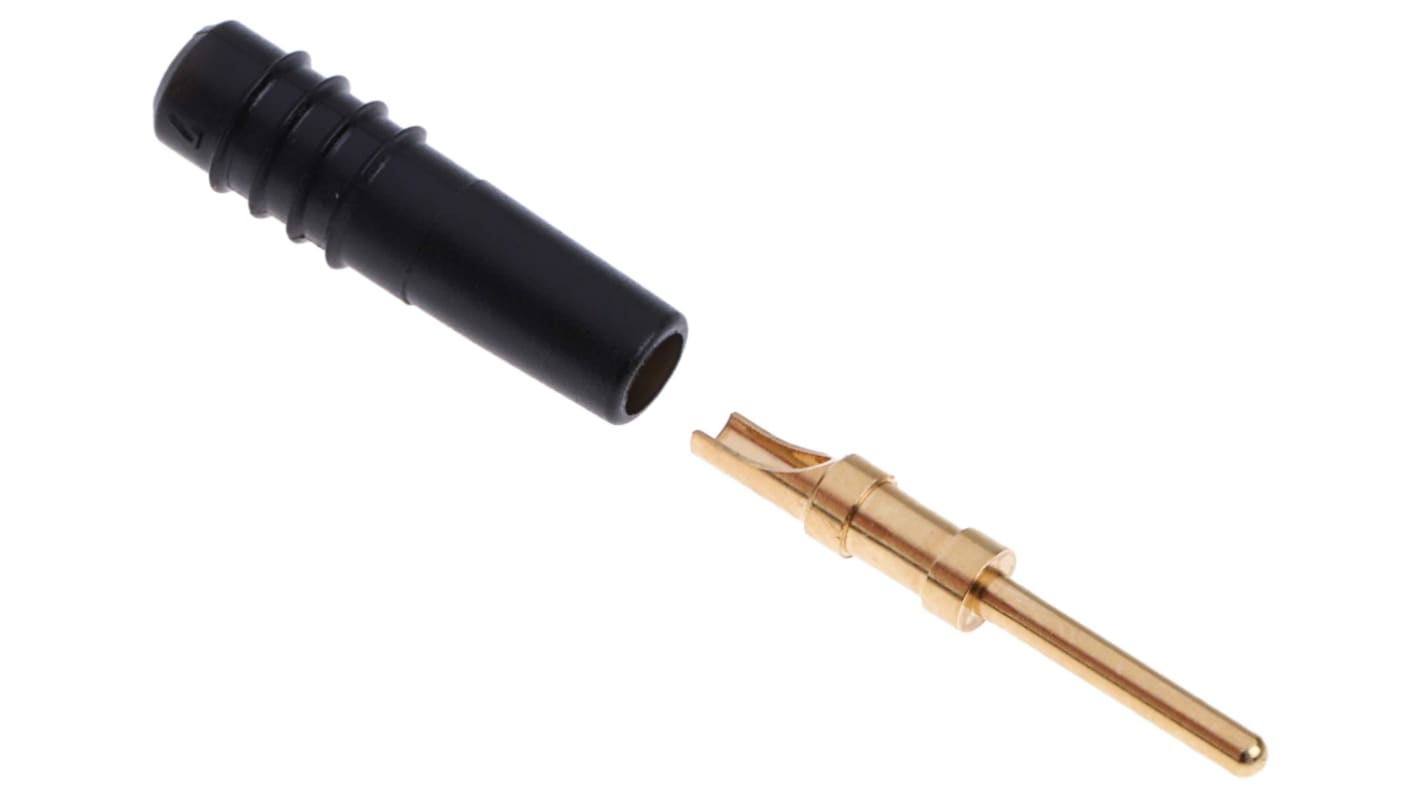 Connettore di test Staubli, Maschio, Nero, 6A, 1mm