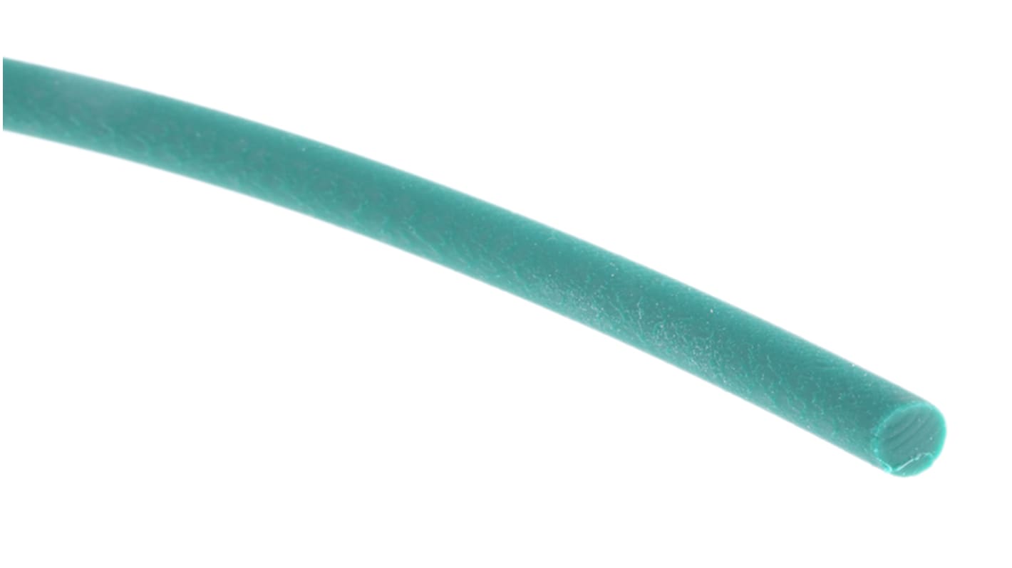 RS PRO 5m 4mm diameter Green Round Polyurethane Belt for use with 38mm minimum pulley diameter