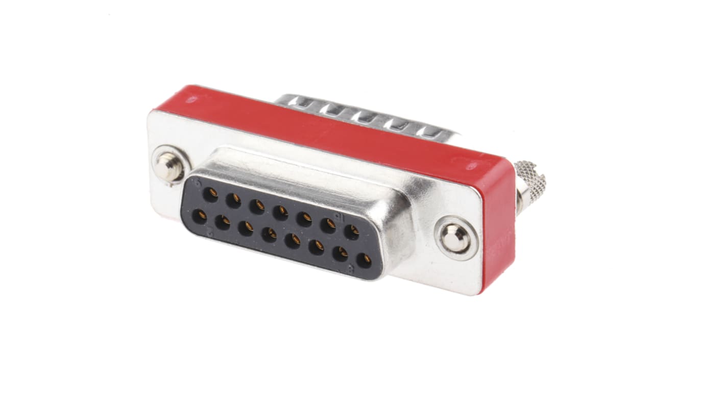 Adaptador D-Sub Wurth Elektronik de D-Sub de 15 vías Macho a D-Sub de 15 vías Hembra