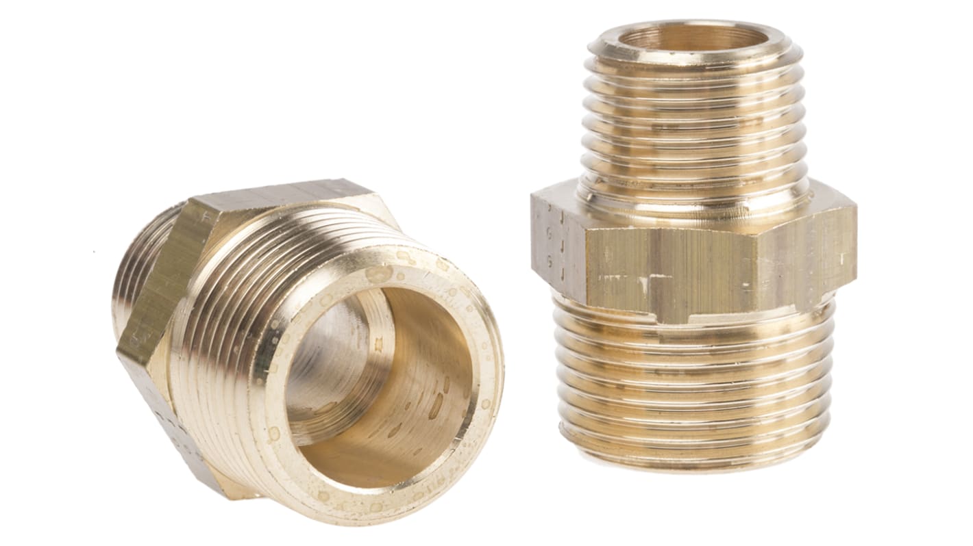 Adaptateur Laiton Droit Legris R Mâle 3/4pouce - Mâle 1/2pouce