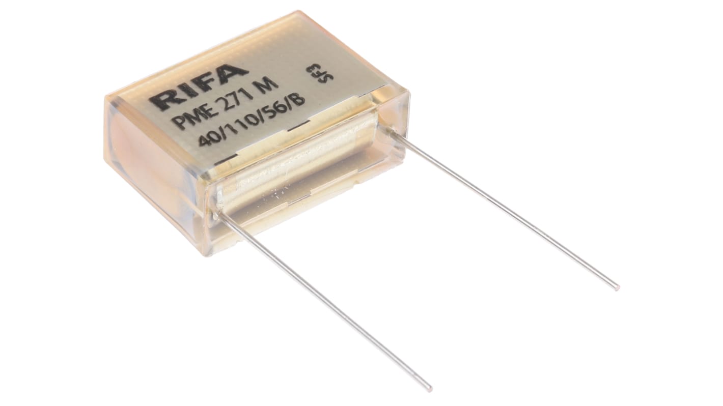 KEMET PME271 Paper Capacitor, 275V ac, ±10%, 220nF, Through Hole