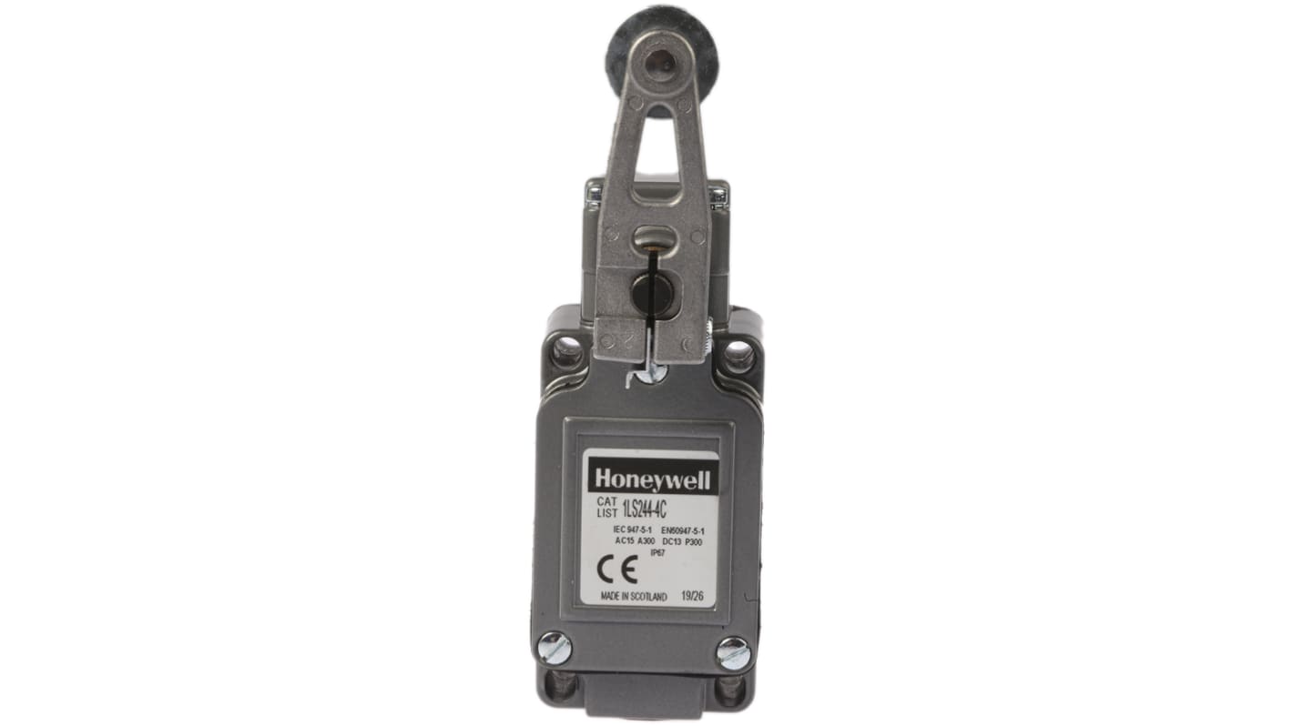 Wyłącznik krańcowy typ Dźwignia z rolką Honeywell Działanie natychmiastowe 10A 480V IP67
