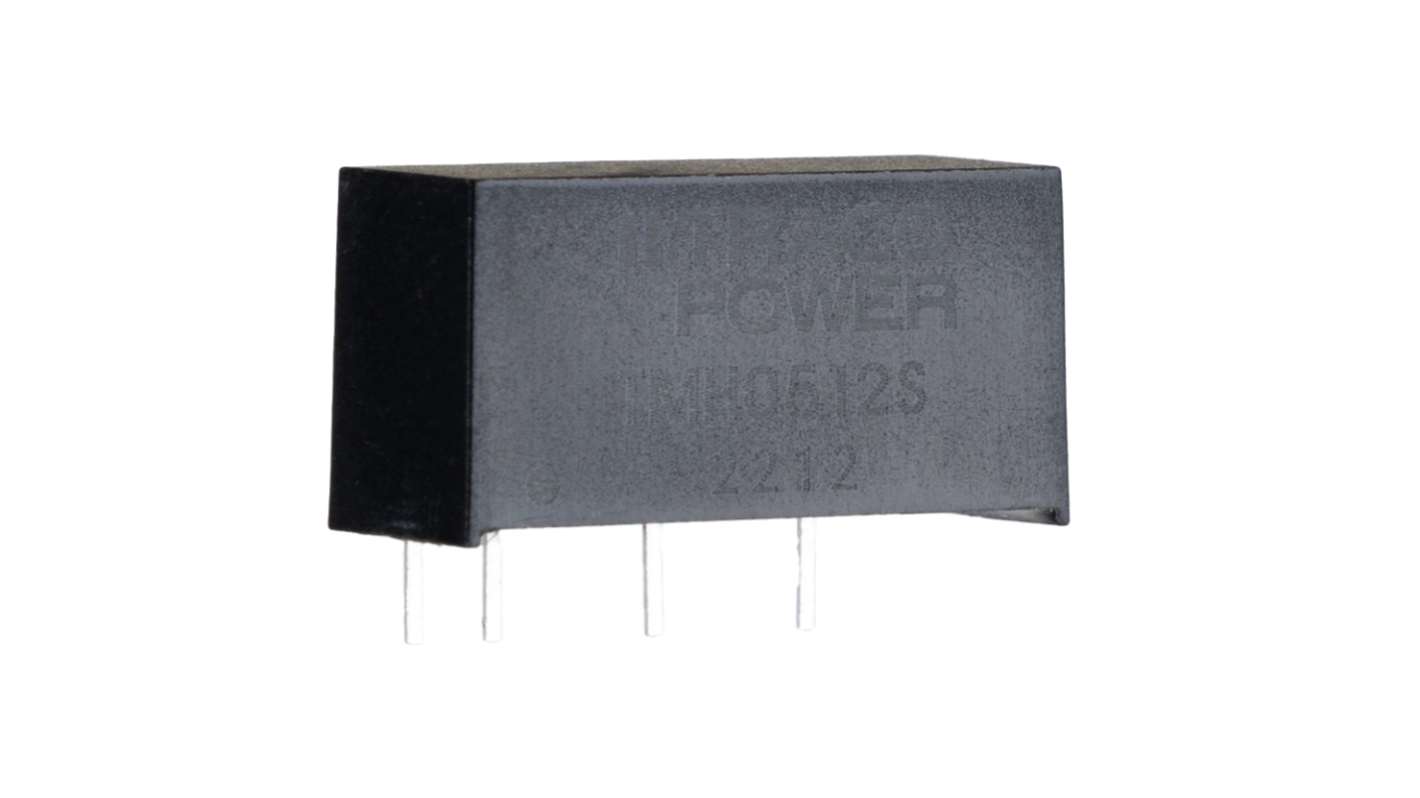 TRACOPOWER TMH DC-DC Converter, 12V dc/ 165mA Output, 4.5 → 5.5 V dc Input, 2W, Through Hole, +85°C Max Temp