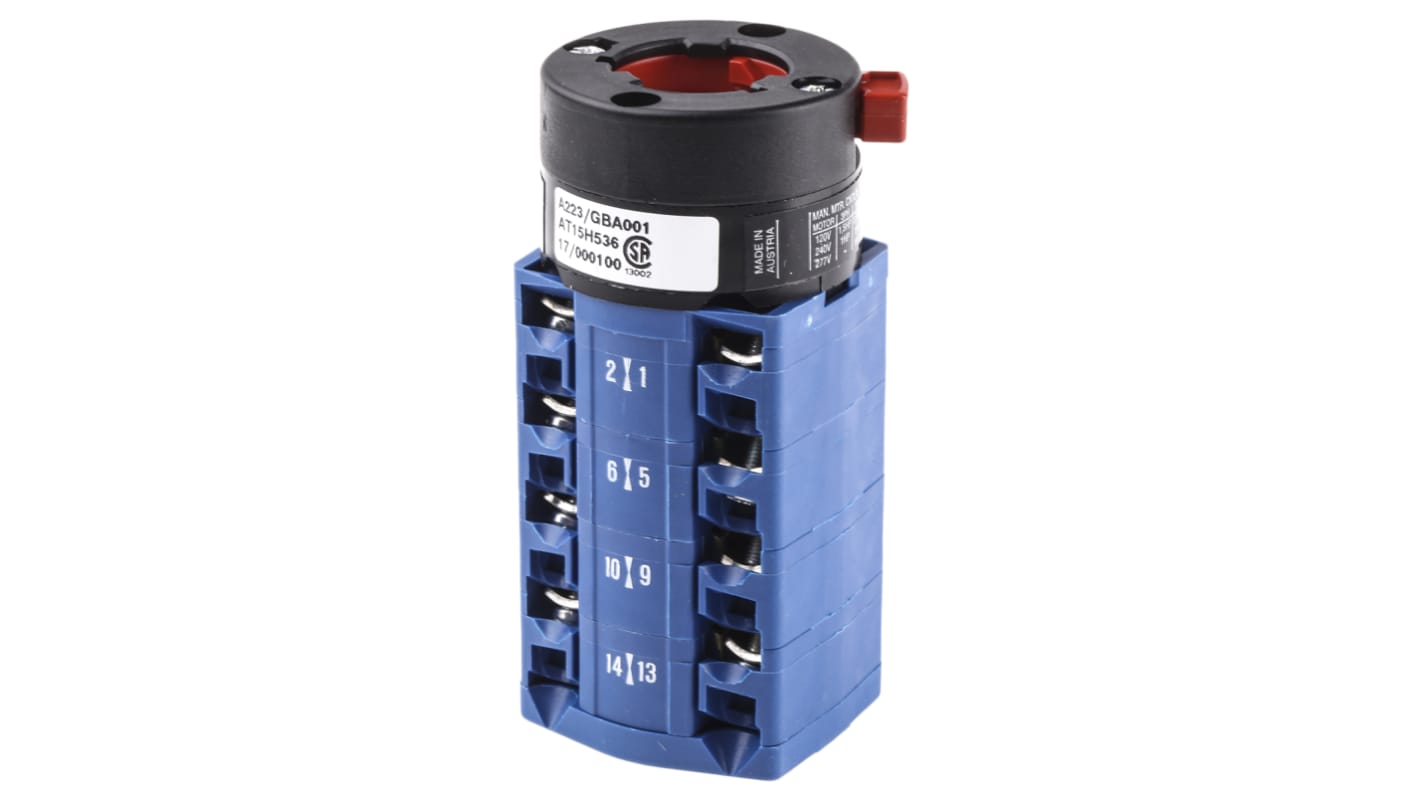 Interruttore Cam Kraus & Naimer CG8.A223/GBA001.*FT 4P, 2 posizioni, 20A