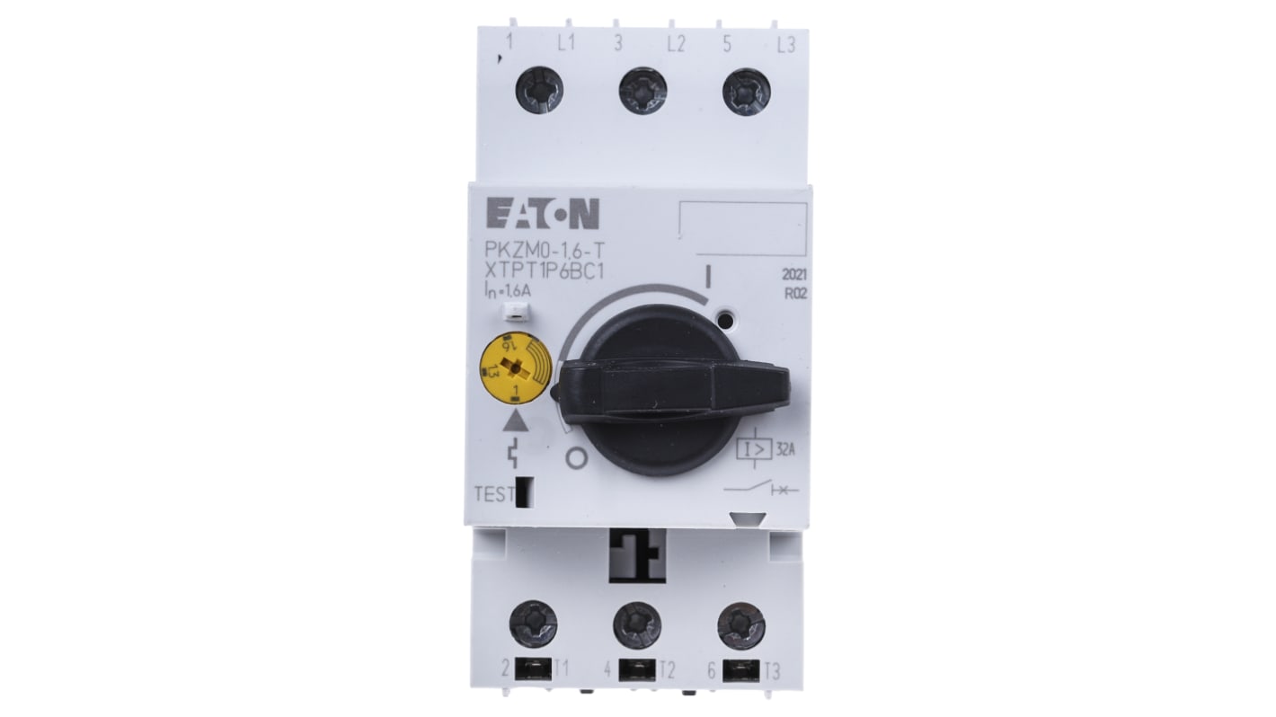 Eaton 1 → 1.6 A Moeller Motor Protection Circuit Breaker, 690 V ac