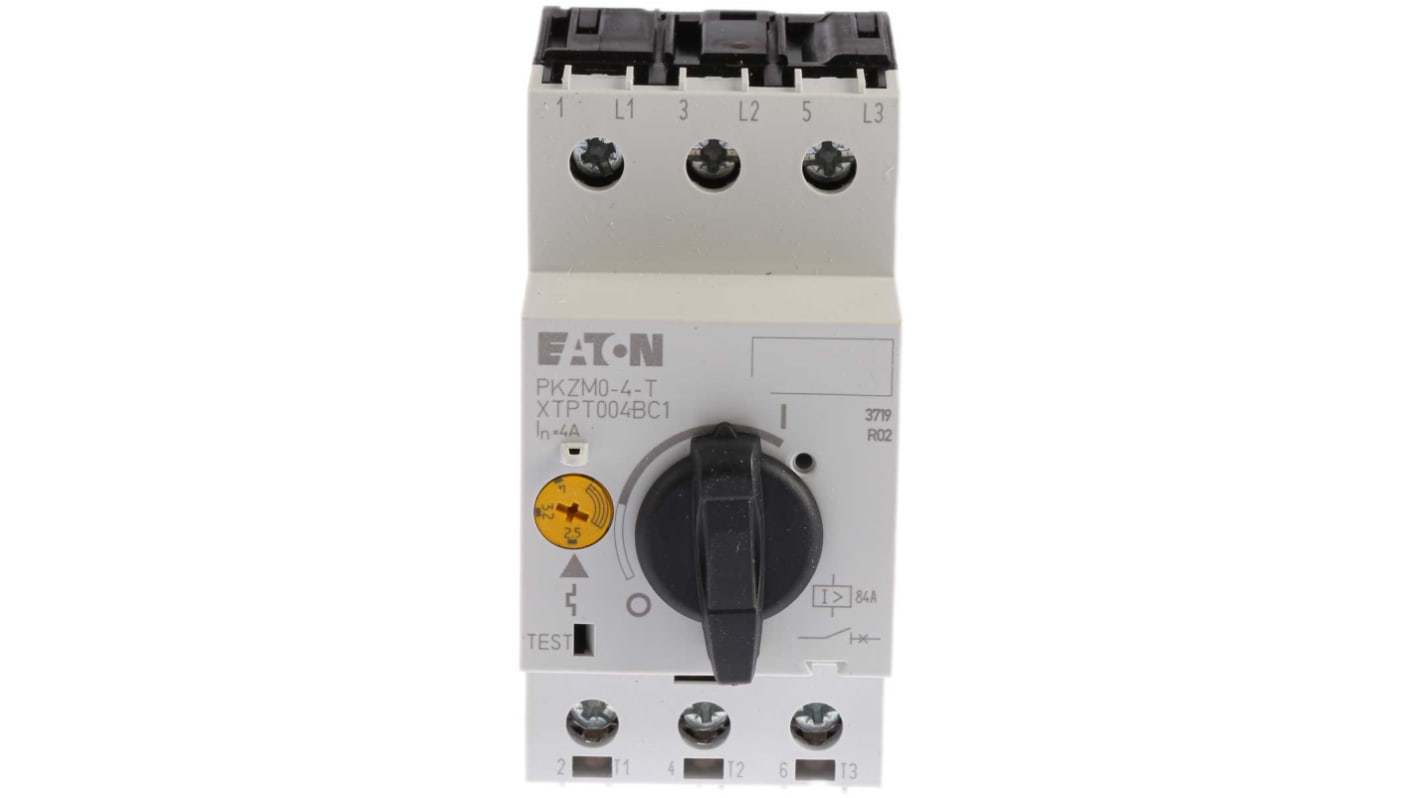 Interruttore automatico del motore Eaton, 690 V c.a., 2,5 → 4 A