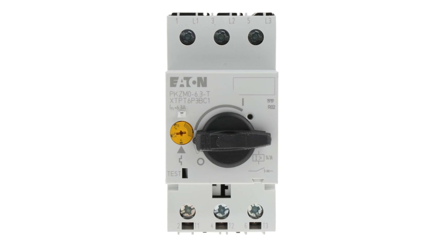 Eaton 4 → 6.3 A PKZM0...T Motor Protection Circuit Breaker